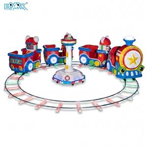 Train électrique <span class=keywords><strong>à</strong></span> monnayeur sur <span class=keywords><strong>rail</strong></span>, machine de manège pour enfants, manèges d'arcade pour enfants dans <span class=keywords><strong>les</strong></span> parcs d'attractions - Product Image 1