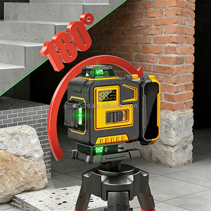 <span class=keywords><strong>Nivel</strong></span> Láser Inteligente Industrial de 16 Líneas 4D con Líneas Cruzadas Verdes, Autonivelante de 360°, Rotación 4x360, Batería 18650 de 12V - Product Image 5