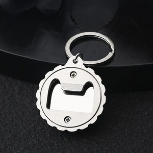 Tùy chỉnh khắc logo thép không gỉ <span class=keywords><strong>Keychain</strong></span> với mở chai khuyến mãi kim loại quà Tặng <span class=keywords><strong>Keychain</strong></span> với mở chai - Product Image 1