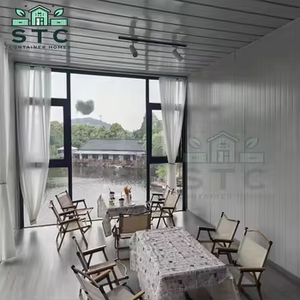 20ft thoáng khí midcentury thiết kế hiện đại nhà máy Trung Quốc trực tiếp đúc sẵn container di động Xây Dựng Văn phòng cửa hàng phẳng nhà - Product Image 3