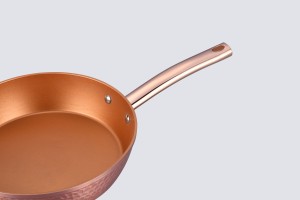 Hiện đại cổ điển búa cảm ứng tương thích không dính sâu saute Pan nhà máy của kim loại đồ nấu nướng với Glass Bìa - Product Image 5