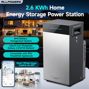 Système de stockage <span class=keywords><strong>d</strong></span>'énergie solaire pour balcon ALLPOWERS 2,6 kWh 2400 W LiFePO4, station <span class=keywords><strong>d</strong></span>'alimentation de secours domestique, OEM ODM pris en charge - Product Image 1