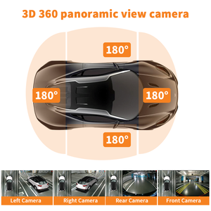 Caméra de voiture panoramique HD DVR 360 système de vue à vol d'oiseau complet canal unique 3D avec inverseur 1080p inversion à 360 degrés venue - Product Image 2