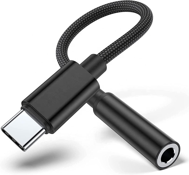 Адаптер Aux с USB C на гнездо 3,5 мм, аудиокабель типа C, аксессуары для телефона, адаптер для кабеля типа C, наушники