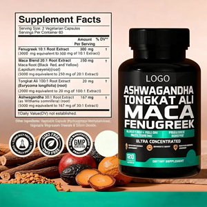 Private Label Maca Extract und Ginseng Extract für männliche Leistung und Ausdauer unterstützung - Product Image 3