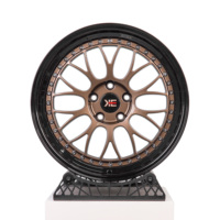 Jantes forgées en deux parties Gloss Bronze Custom Deep Dish LMR LM 19 20 21 22 pouces pour BMW Audi Benz 5x120 5x112