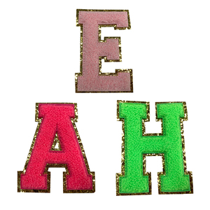 Parches Termoadhesivos Personalizados de Chenilla con Letras Griegas y Números, Apliques para Toallas, Parches Personalizados para Hermandades Universitarias - Product Image 6