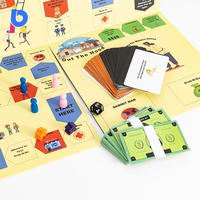Jeu de société personnalisé avec cartes à jouer et plateau pour les réunions de famille, divertissement amusant avec la famille, les amis, pour les enfants et les adultes