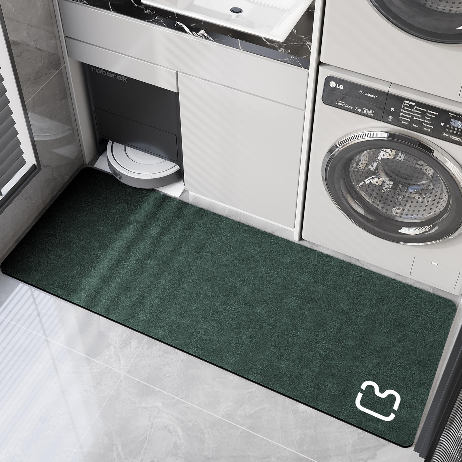 New generation diatomaceous earth - cat head dark green