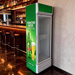 Réfrigérateur à boissons, refroidisseur <span class=keywords><strong>de</strong></span> <span class=keywords><strong>vin</strong></span> avec contrôle mécanique <span class=keywords><strong>de</strong></span> la température, design à porte vitrée pour usage domestique et commercial - Product Image 4