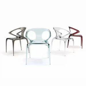 <span class=keywords><strong>Chaise</strong></span> de salle à manger en plexiglas personnalisée transparente moderne de l'entreprise nouveauté meubles de maison en plastique - Product Image 5