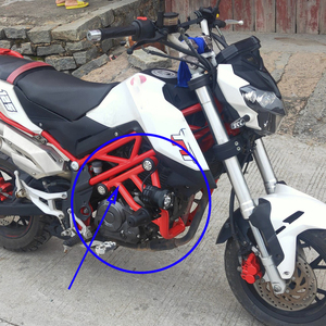 Pour <span class=keywords><strong>Benelli</strong></span> BJ125-3E TNT125 TNT135 TNT <span class=keywords><strong>125</strong></span> 135 moto accessoires moteur garde pare-chocs Crash barres cascadeur Cage cadre protecteur - Product Image 5