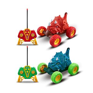 Jouet de voiture télécommandée amusant pour enfants, <span class=keywords><strong>dinosaure</strong></span>, <span class=keywords><strong>pas</strong></span> <span class=keywords><strong>cher</strong></span>, RC, cascade, roulement - Product Image 1