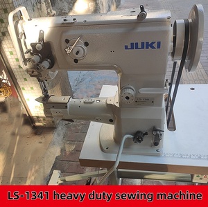 Machine à coudre industrielle à cylindre d'occasion LS-1341, robuste, pour sacs en cuir et sièges rembourrés - Product Image 1