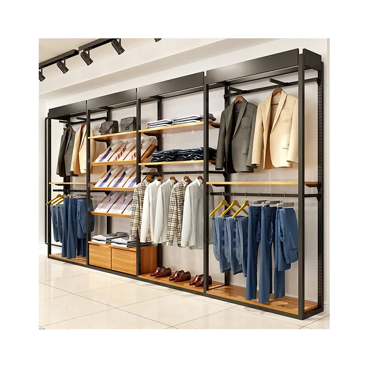 Shinicice — stand de présentation pour robes, en plastique, présentoir de vêtements, étagère pour raccords et vitrine, boutique