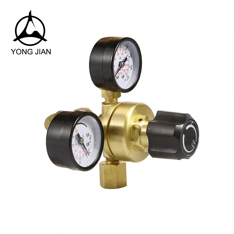 Dual Stage 2 Gauges High Pressure Argon Pressure Regulator