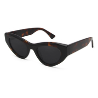 Marque de haute qualité écologique Bio acétate lunettes de soleil femmes polarisées cadre épais oeil de chat lunettes de soleil femmes nuances Uv400 lunettes
