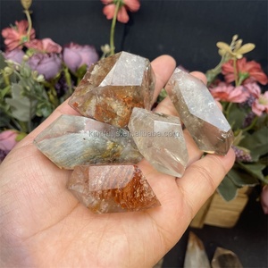 Forma libera di quarzo da giardino in cristallo curativo naturale multistrato quarzo fantasma forma libera per la decorazione - Product Image 1