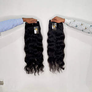 Extensiones de cabello humano ondulado natural de doble cuerpo, pelo rizado, proveedor de cabello brasileño - Product Image 2