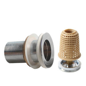 WaiiHO 020 - Desagüe de latón de diseño moderno de 3 pulgadas sin rebosadero para lavabo, bañera y fregadero de baño, ideal para hoteles - Product Image 2