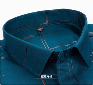 เสื้อเชิ้ตผู้ชายสไตล์คลาสสิกแบบฝรั่งเศส แขนยาว ไม่มีกระเป๋า สำหรับงานเลี้ยงหรืองานแต่งงาน  คอลเลคชั่นฤดูใบไม้ผลิ 2025 - Product Image 4