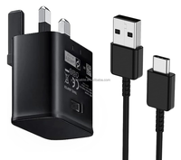 UK 3pin plug 15W QC 3.0 USB chargeur rapide pour Samsung Galaxy S8 S10 adaptateur de voyage Android chargeur mural universel