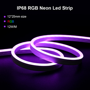 Bande lumineuse <span class=keywords><strong>LED</strong></span> néon flexible en silicone de haute qualité, étanche IP67 IP68, blanc chaud, <span class=keywords><strong>couleur</strong></span> unique, dimmable, conforme aux normes CE et ROHS - Product Image 5