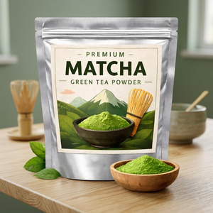 Venta al por Mayor de Té Matcha en Polvo 7A, 1 kg, Orgánico, Grado Ceremonial, Té Verde en Polvo Puro, Suministro de Fábrica, ODM - Product Image 1