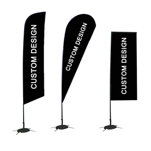 Factory Selling Low Price Outdoor Digital Printed Promotional Business Advertising Feather Flag
