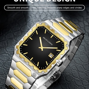 Reloj de Cuarzo Cuadrado para Hombre, Novedad 2025, 35MM, Ultrafino, Acero Inoxidable, Cristal de Zafiro Azul, Resistente al Agua 100M - Product Image 4