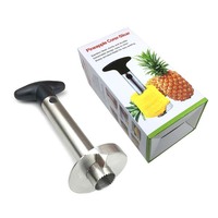 Multifunctionele Fruit Boor En Snijmachine Gereedschap Roestvrij Staal Ananas Slicer Remover Decorer Ananas Cutter