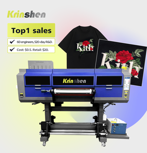 Krinshen Multifuncional UV DTF 3D Bordado Impresora para Textil Todo en Uno Uv Dtf Impresora Profesional Camiseta Impresora - Product Image 1
