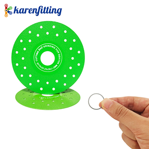 Disco de corte de diamante resistente al desgaste, perforado, para cortar cerámica - Product Image 6
