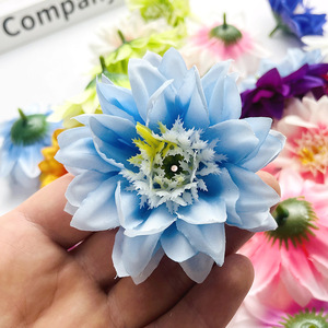 Flores de peonía artificiales de 7 cm de tela de seda para horquillas DIY, accesorios para ropa tradicional china - Product Image 3