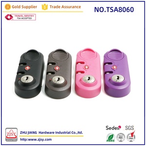Serrure à fermeture éclair en plastique approuvée TSA8060 <span class=keywords><strong>TSA007</strong></span>, haute sécurité, pour valises de voyage et bagages à roulettes - Product Image 3