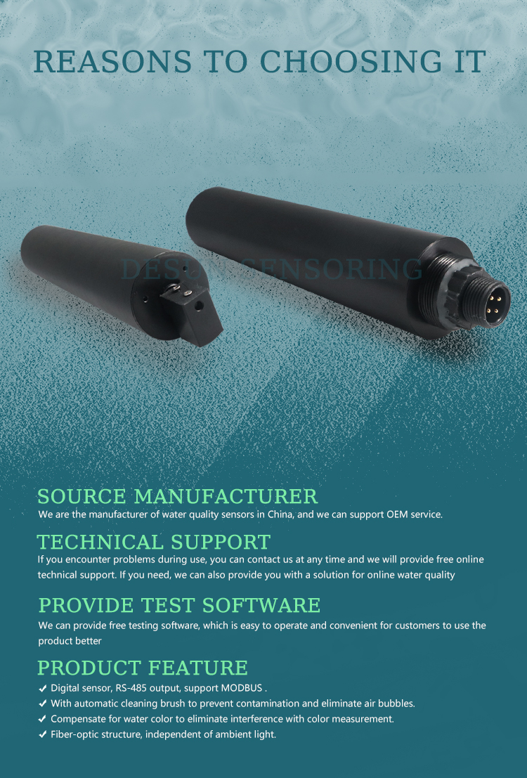 Total Suspended Solids Probe , RS485 MODBUS Protocol Online Tss Meter