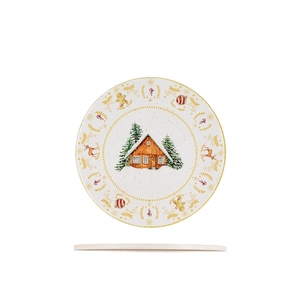 Sottopentola Rotondo in Ceramica Decorato con Design a Volpe per Uso in Cucina - Product Image 1