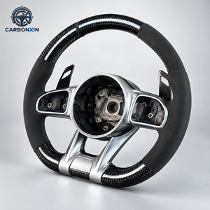 Volante de Cuero Clásico de Lujo Personalizado para Mercedes-Benz, 40MM, 3/4 Radios, para CLS W218/W219, Clase C W205/W204, GLE, Clase G - Product Image 3