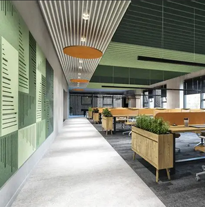 Panel <span class=keywords><strong>Acústico</strong></span> de Fibra de Poliéster de Alta Densidad, Color Personalizado, Ignífugo y Ecológico - Product Image 5