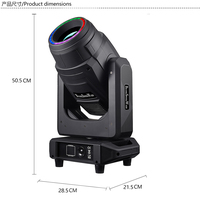 Projecteur à tête mobile 3-en-1 450W BSW avec contrôle DMX512 RGBW IP33 8000K pour événements DJ ROBE