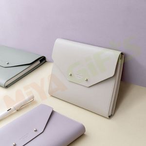 Personalizado <span class=keywords><strong>señora</strong></span> imitación <span class=keywords><strong>de</strong></span> cuero padfolio diario cuaderno cubierta Bloc <span class=keywords><strong>de</strong></span> notas organizador chica cartera organizador billetera caso - Product Image 2