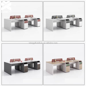 Модульная офисная конфигурация на 8 мест: столы для коворкинга, модульные офисные столы и перегородки, рабочие места для руководителей - Product Image 3