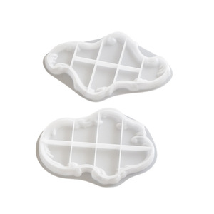 Molde de decoración de bandeja de almacenamiento de cemento de yeso, molde de bandeja de alivio de encaje europeo de barro - Product Image 5
