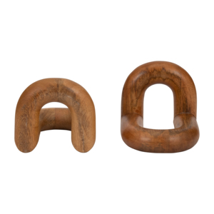 Fermalibri in legno di mango per decorare la libreria, l'ufficio, la scrivania, la mensola della biblioteca, accessori per libri. - Product Image 6