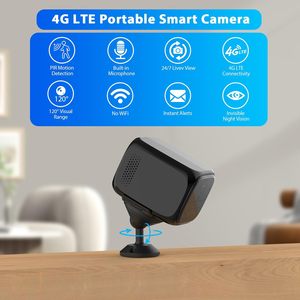 Tuya 4G An Ninh Máy Ảnh Pin Powered Di Động Xe An Ninh Máy Ảnh 20 Ngày Chờ 4G LTE Micro Mini Máy Ảnh - Product Image 2