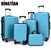 Sac à bagages rigide ABS avec LOGO de marque, Valise de transport, sacs de voyage, Valise de qualité supérieure, 5 en 1