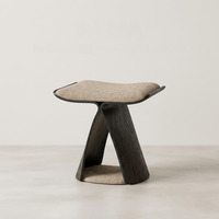 Perchoir pour chat en bois courbé de style nordique, lit de luxe pour animaux de compagnie avec coussin rembourré, siège de fenêtre haut de gamme pour chaton d'intérieur