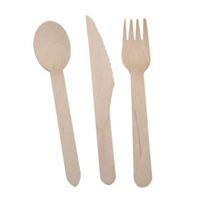 Fabbrica eco-friendly naturale betulla biodegradabile usa e getta cucchiaio forchetta coltello Set di posate <span class=keywords><strong>in</strong></span> legno per la <span class=keywords><strong>vendita</strong></span> - Product Image 4