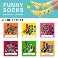 ZONEKKI Chaussettes fantaisie personnalisées à motifs originaux, chaussettes amusantes pour femmes, chaussettes en coton confortables et amusantes