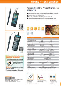 TTLTES 8721 AZ igrometro ad alta precisione misuratore di umidità domestico PC ABS <span class=keywords><strong>misura</strong></span> indiretta della temperatura - Product Image 5